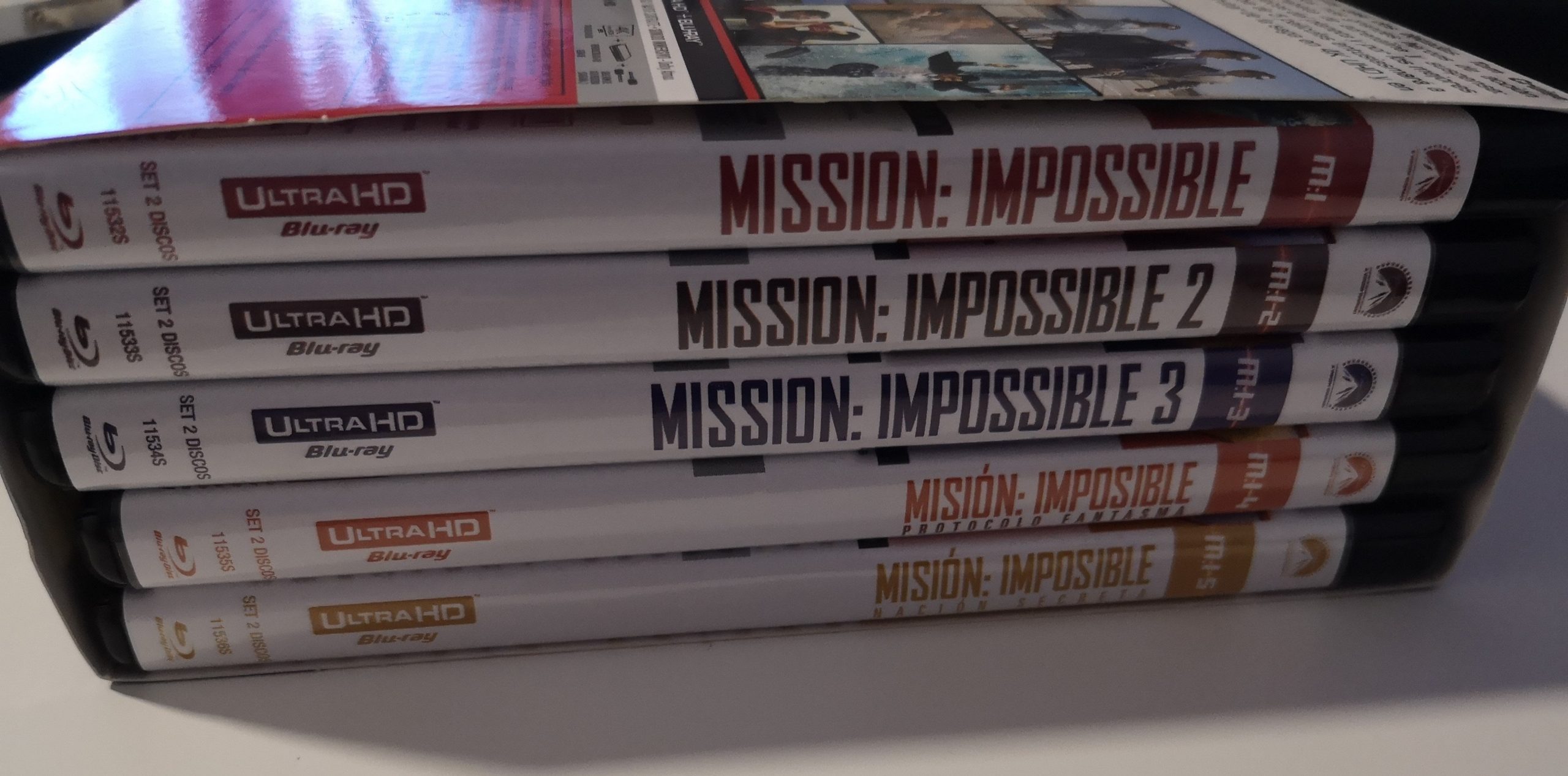 Misión Imposible colección 5 películas lateral