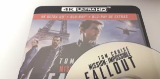 “Misión Imposible: Fallout” [Blu-ray] [4K UHD] disco portada