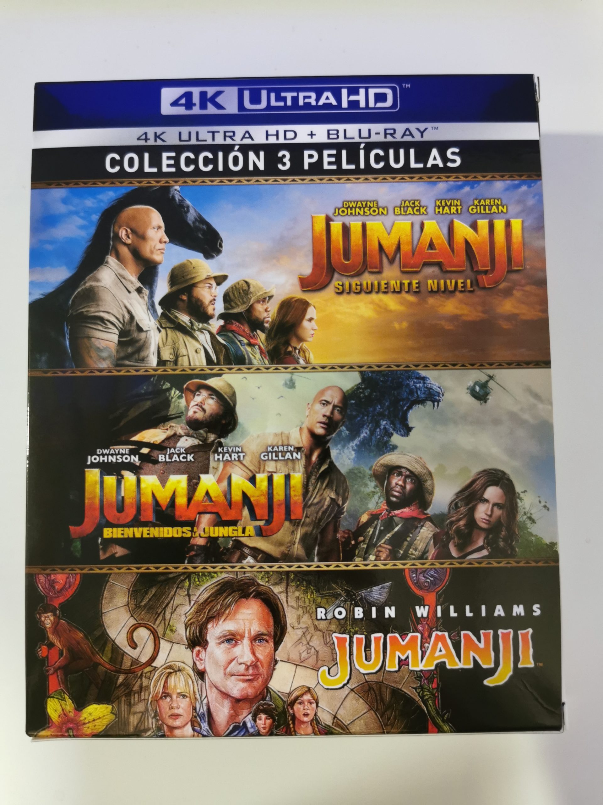 Jumanji colección de 3 películas 01